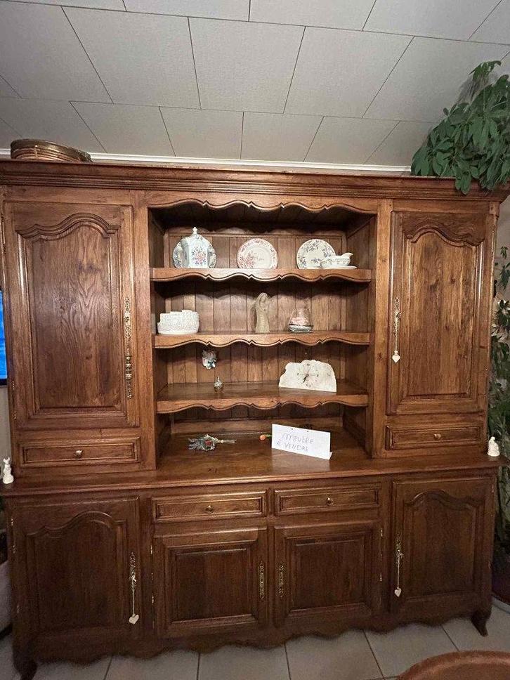 Buffet vaisselier, Maison & Meubles, Armoires | Buffets, Comme neuf, 200 cm ou plus, 200 cm ou plus, 25 à 50 cm, Avec tiroir(s)