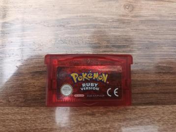 Pokémon Ruby GameBoy Advance (GBA) PAL beschikbaar voor biedingen