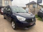 Dacia Lodgy 1200 cc benzine van 2014, Auto's, Dacia, Euro 5, Monovolume, Blauw, Elektrische buitenspiegels