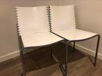 2 STOELEN İN PVC OP METALEN POTEN  !, Kunststof, Gebruikt, Twee, 2 stoelen