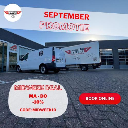 Huren bestelwagen / verhuiswagen Aalter Vereecke Rental, Auto's, Bestelwagens en Lichte vracht, Bedrijf, Achteruitrijcamera, Mercedes-Benz