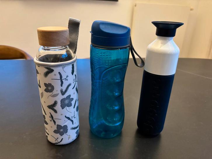 GRATIS — Drinkflessen (Dopper & Sistema), Sport en Fitness, Drinkbussen, Gebruikt, Ophalen