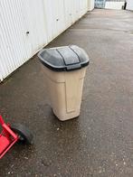 Stevige afvalcontainer/opbergcontainer met wielen en deksel, Ophalen
