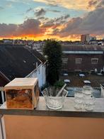Vintage punchbowl met 8 glazen, Ophalen
