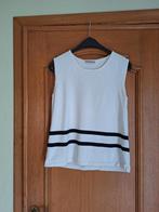 blouse blanc cassé fines lignes noires - taille M, Kleding | Dames, Blouses en Tunieken, Maat 38/40 (M), Your Sixth Sense, Wit