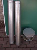enkelwandige schouwbuizen + schouwkap, Doe-het-zelf en Bouw, Ophalen, Gebruikt, Kachel