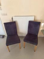 Chaise de salle a manger, Gris, Comme neuf, Deux, Enlèvement