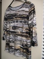 Bruin gevlamde blouse / shirt maat 42 - 44, Bruin, Maat 42/44 (L), Ophalen of Verzenden, Zo goed als nieuw