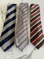 Stropdassen, Kleding | Heren, Ophalen of Verzenden, Zo goed als nieuw, Beige, Met patroon