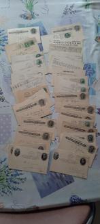 34 oude documenten uit America.Oudste is op 1898 gestempeld., Antiek en Kunst, Antiek | Boeken en Manuscripten, Ophalen of Verzenden