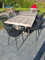 Table et chaises exterieur jardin, Tuin en Terras, Tuinsets en Loungesets, Ophalen, Zo goed als nieuw