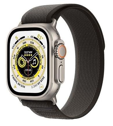Apple Watch Ultra 49mm Titanium Nieuw❗️, Handtassen en Accessoires, Smartwatches, Nieuw, iOS, Zwart, Afstand, Calorieverbanding