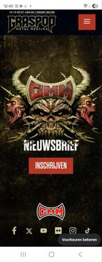 2 billets pour le Graspop metal meeting du dimanche 21 juin, Tickets & Billets