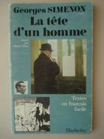 12. Georges Simenon La tête d'un homme Hachette français fac, Livres, Adaptation télévisée, Georges Simenon, Utilisé, Envoi
