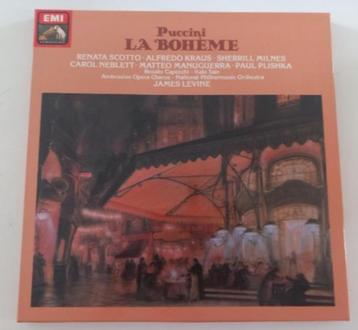 Coffret vinyle 2LP Puccini La Bohème Classical Opera, Enlèvement ou Envoi, 12 pouces, Opéra ou Opérette