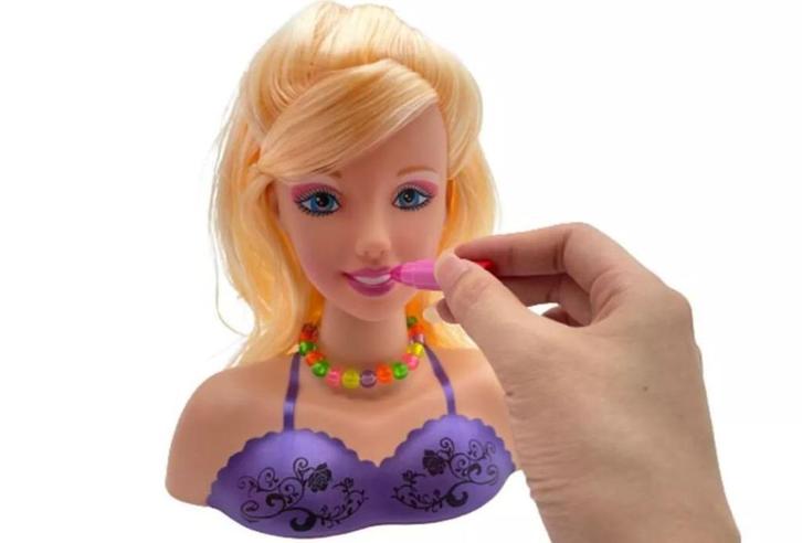 Tête à coiffer et à maquiller pour enfants, Kinderen en Baby's, Speelgoed | Poppen, Nieuw, Overige typen, Ophalen of Verzenden