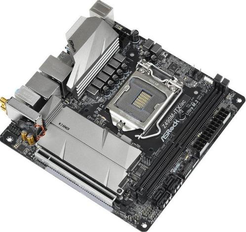 ASRock Z490M-ITX/ac Mini-ITX LGA1200 Wifi, Informatique & Logiciels, Cartes mères, Comme neuf, Intel, DDR4, Enlèvement ou Envoi