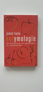 Eetymologie - Jonah Kahn - oorsprong van voedsel, Dieet en Voeding, Nieuw, Ophalen of Verzenden, Jonah Kahn