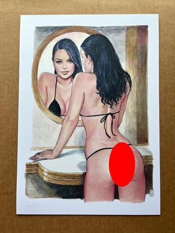 Manara - Illustration d'Art - Mila Kunis, Envoi