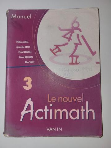 Nouvel Actimath 3 - Livre de l'élève beschikbaar voor biedingen