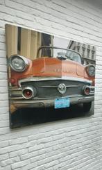 Canvasdoek. Buick in Cuba. 115 x 88 x 4 cm. Print. Spanraam., Ophalen, Zo goed als nieuw