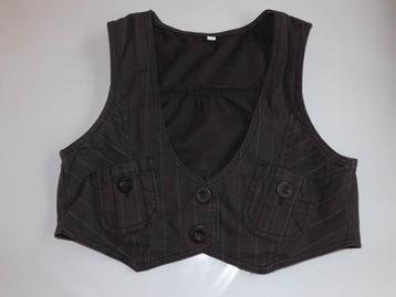 Gilet sans manches gris foncé taille 13 - 14 ans beschikbaar voor biedingen