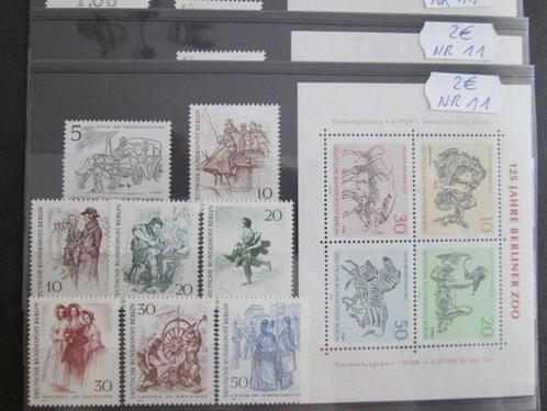 Lot 11 ongestempelde zegels Bundespost Berlin, Postzegels en Munten, Postzegels | Europa | Duitsland, Postfris, BRD, Ophalen