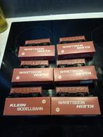 Lot de 6 wagons tombereaux sncb, Ophalen of Verzenden, Zo goed als nieuw