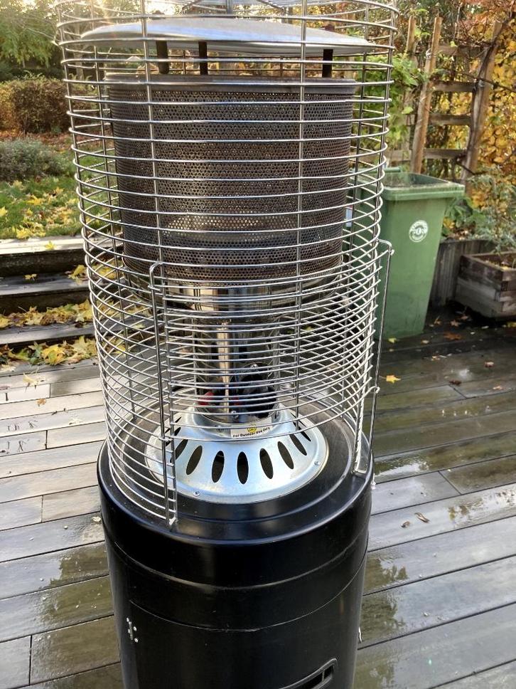 terrasverwarming, Tuin en Terras, Terrasverwarmers, Zo goed als nieuw, Gas, Vloer, Draaibaar, Ophalen