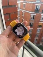 Bracelet Apple Watch boucle unique, Jaune, Femme ou Homme, Neuf