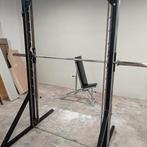 Fitness Smith machine, Sport en Fitness, Fitnessmaterialen, Zo goed als nieuw, Rug, Ophalen