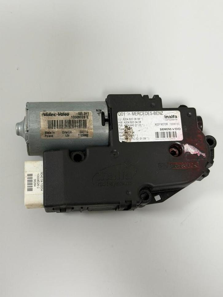 Mercedes Schuifdak Motor A2048200808 W204 X204 GLK C-klasse, Auto-onderdelen, Ruiten en Toebehoren, Mercedes-Benz, Gebruikt, Ophalen of Verzenden