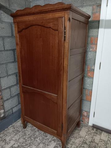 Antieke kleerkast in eikenhout, Ophalen