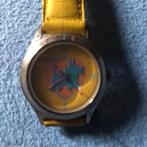 Vintage uurwerk Chipie, gele uurwerkband, Overige merken, Leer, Polshorloge, Nieuw