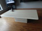 salontafel travertin, Ophalen, Overige materialen, 100 tot 150 cm, 50 tot 100 cm