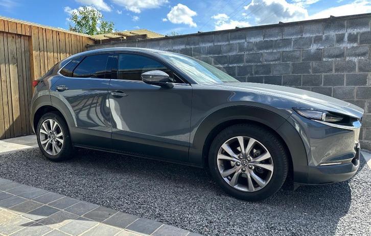 Mazda CX-30 2.0 SKYACTIV-G Keyless Led Navi Leder Full Full, Auto's, Mazda, Bedrijf, Te koop, CX-30, 360° camera, ABS, Achteruitrijcamera