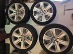 Jaguar XF velgen + winterbanden 245/45R18, Auto-onderdelen, Banden en Velgen, Ophalen, 18 inch, Gebruikt, Velg(en)