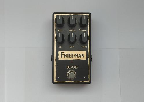 Friedman BE-OD Overdrive Distortion Pedal, Musique & Instruments, Effets, Comme neuf, Distortion, Overdrive ou Fuzz, Enlèvement