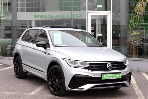 VW TIGUAN R-LINE 2.0TDI 200CV PLATINIUM DSG PANO CAM 360, Auto's, Volkswagen, Bedrijf, Tiguan, 360° camera, 4x4, ABS, Achteruitrijcamera