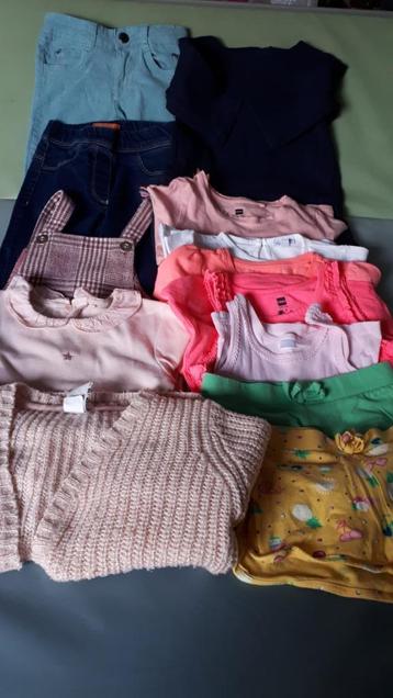 Pakket meisjes kleding maat 98-104 13stuks en 2 gratis       beschikbaar voor biedingen