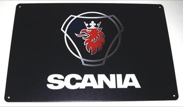 SCANIA : Metalen Bord Scania Logo beschikbaar voor biedingen