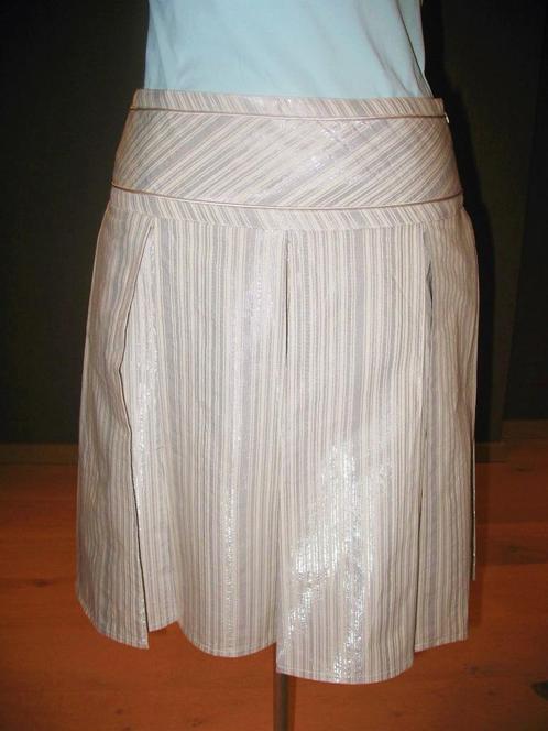 InWear rok met zilverkleurige strepen, mt 36/38, Kleding | Dames, Rokken, Nieuw, Verzenden