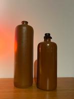 2 lege stenen jeneverflessen in nieuwstaat, Ophalen of Verzenden, Zo goed als nieuw