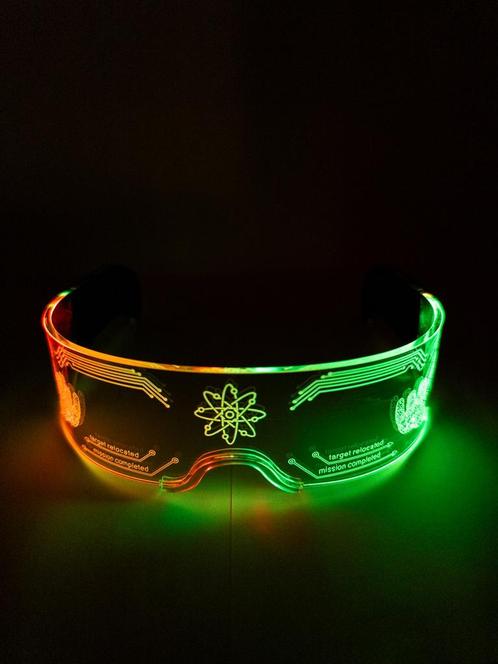 LED Party glasses, Kleding | Heren, Carnavalskleding en Feestkleding, Nieuw, Accessoires, Overige maten, Ophalen of Verzenden