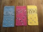 Verschillende bandana's, Ophalen of Verzenden, Zo goed als nieuw, Sjaal