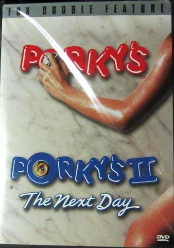 DVD KOMISCH- PORKY'S 1- PORKY'S 2 (ERG ZELDZAME DVD) beschikbaar voor biedingen