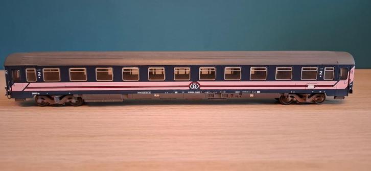 HO-SNCB NMBS Slaapwagen I6 Bc Blauw Roco 44646.1, Hobby en Vrije tijd, Modeltreinen | H0, Zo goed als nieuw, Wagon, Gelijkstroom of Wisselstroom