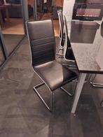8 stoelen, Maison & Meubles, Chaises, Cuir, Enlèvement, Noir, Cinq, Six Chaises ou plus