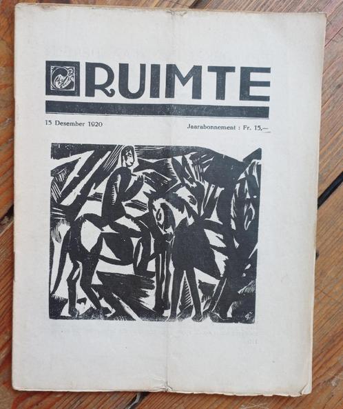 Ruimte 1920 Jozef Cantré Jozef Peeters Gaston Burssens, Boeken, Kunst en Cultuur | Beeldend, Ophalen of Verzenden
