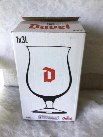Duvel glas 3 l. In doos. Nieuw beschikbaar voor biedingen